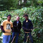MIT Students Attack Invasives Along the Blackwell Path 1